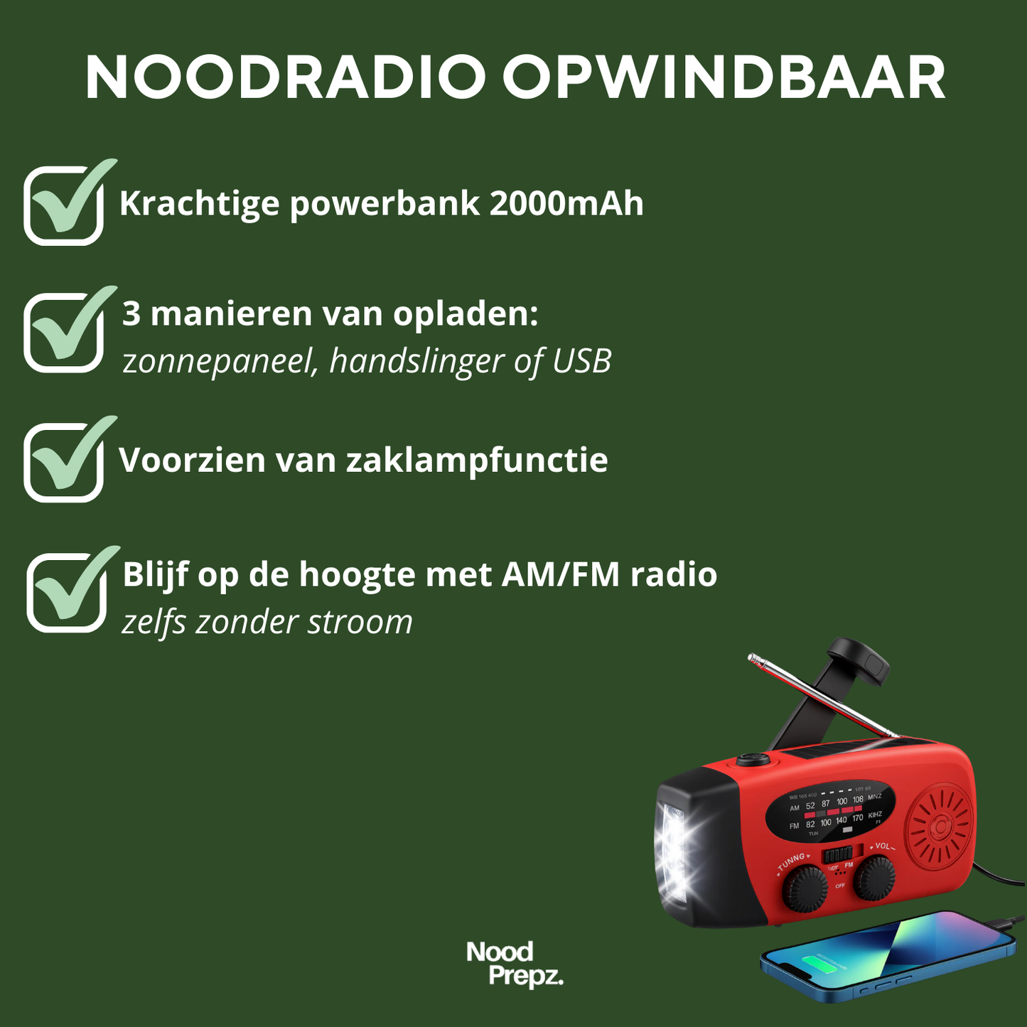 Compleet noodpakket