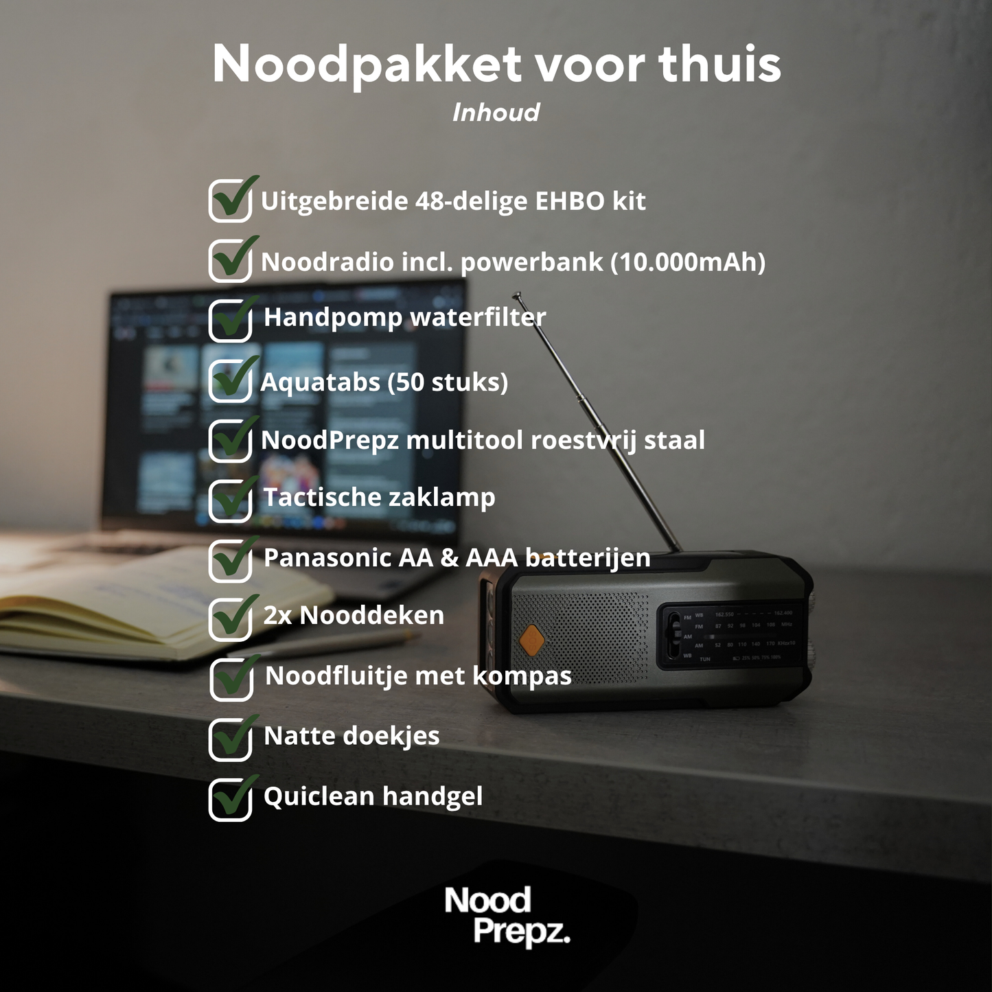 Premium Noodpakket voor Thuis