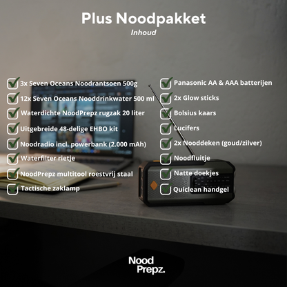 Plus noodpakket