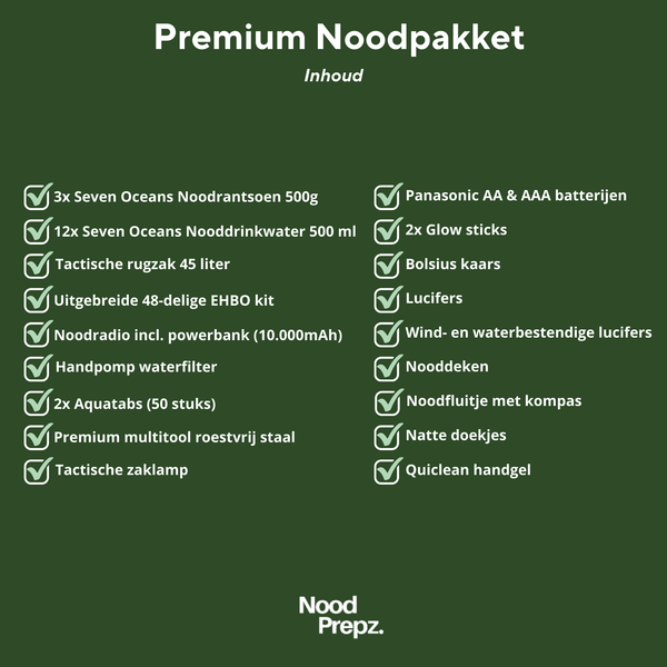 Premium Noodpakket