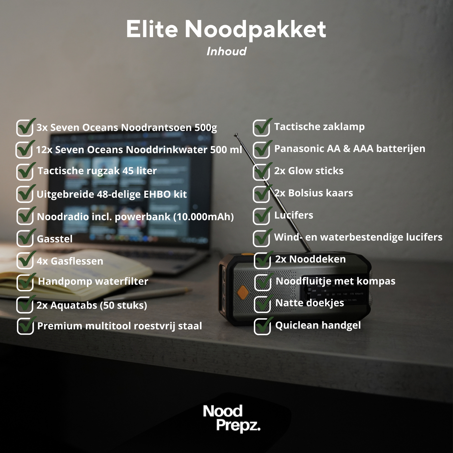 Elite noodpakket