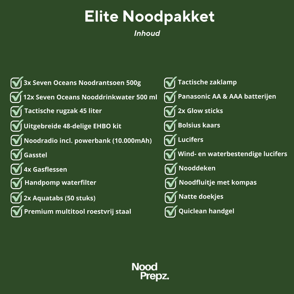 Elite noodpakket