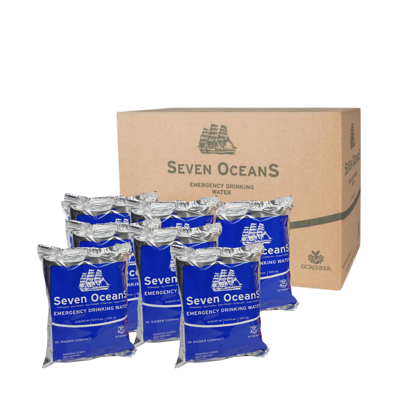 Seven Oceans Nooddrinkwater 500ml – 30 Stuks